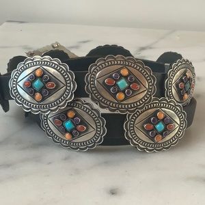 🌺HP🌺✨Navajo Sterling Concho Belt By A. Cadman✨